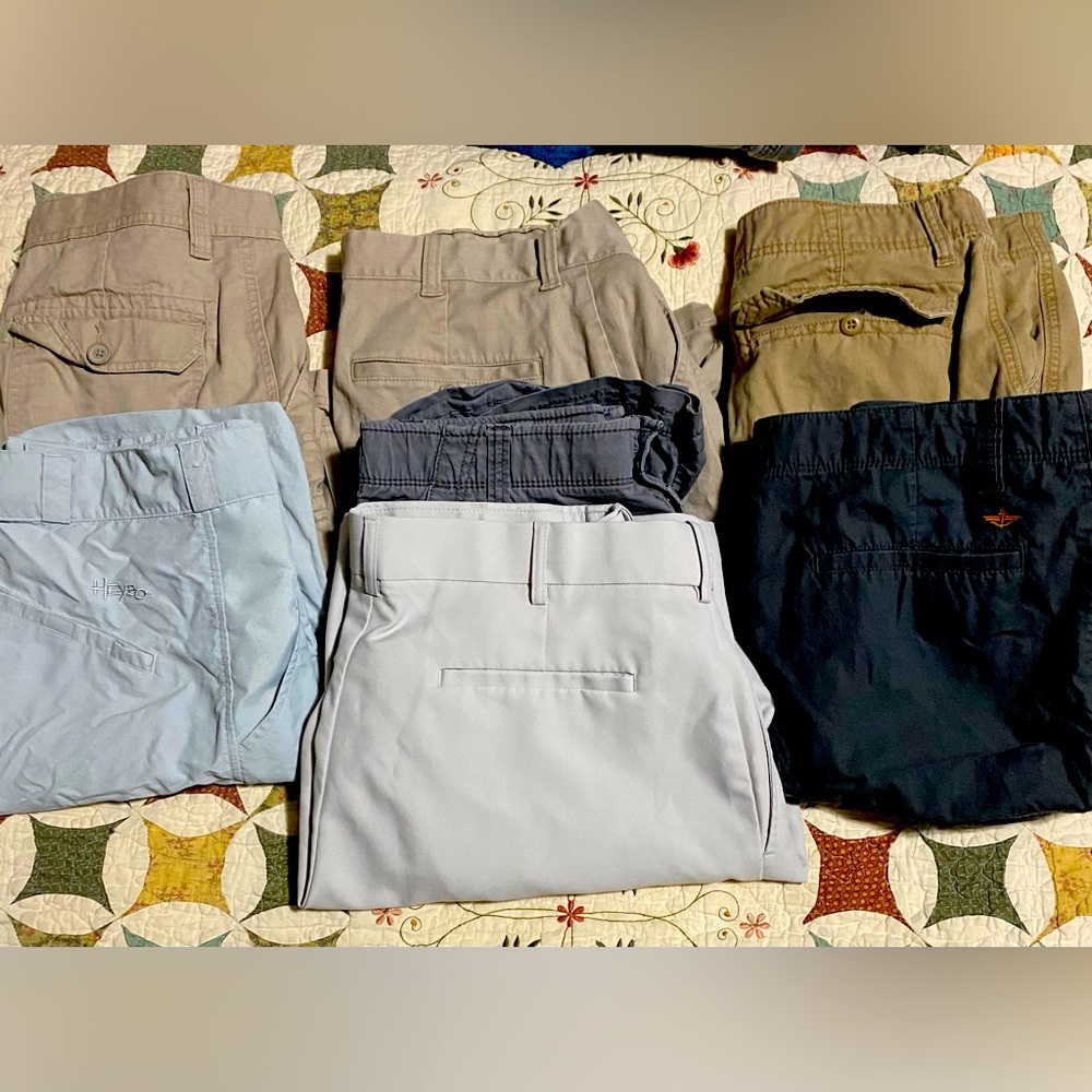 Various brands, Docker, PGA,American Eagle